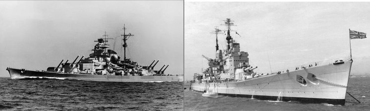 Vanguard vs. Tirpitz