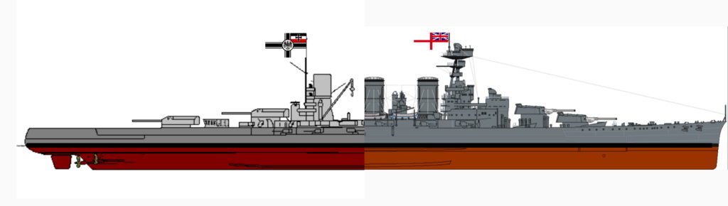 Ersatz Yorck vs. HMS Hood