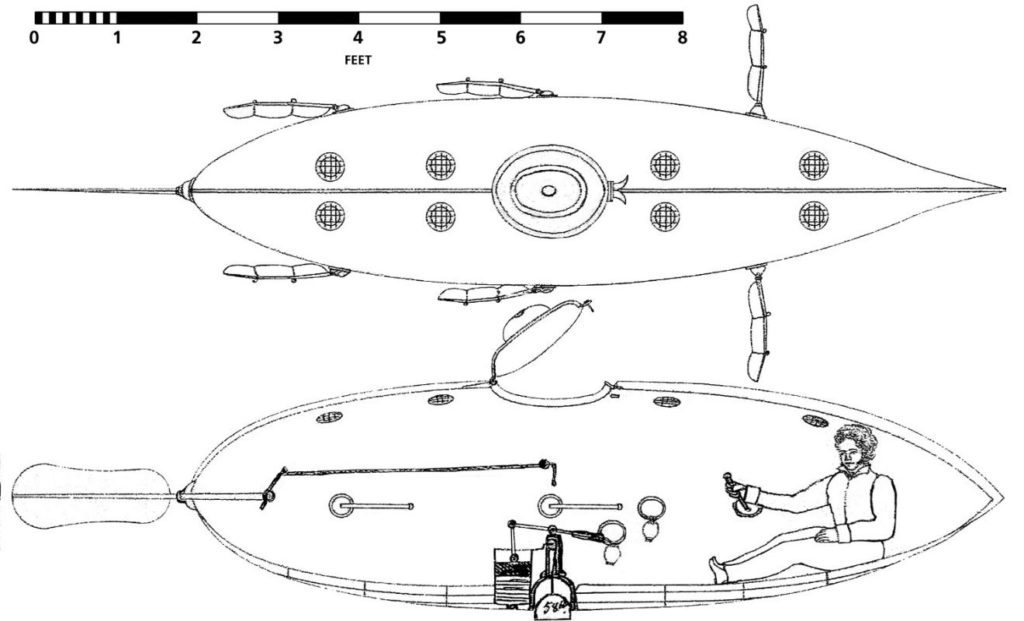first submarine